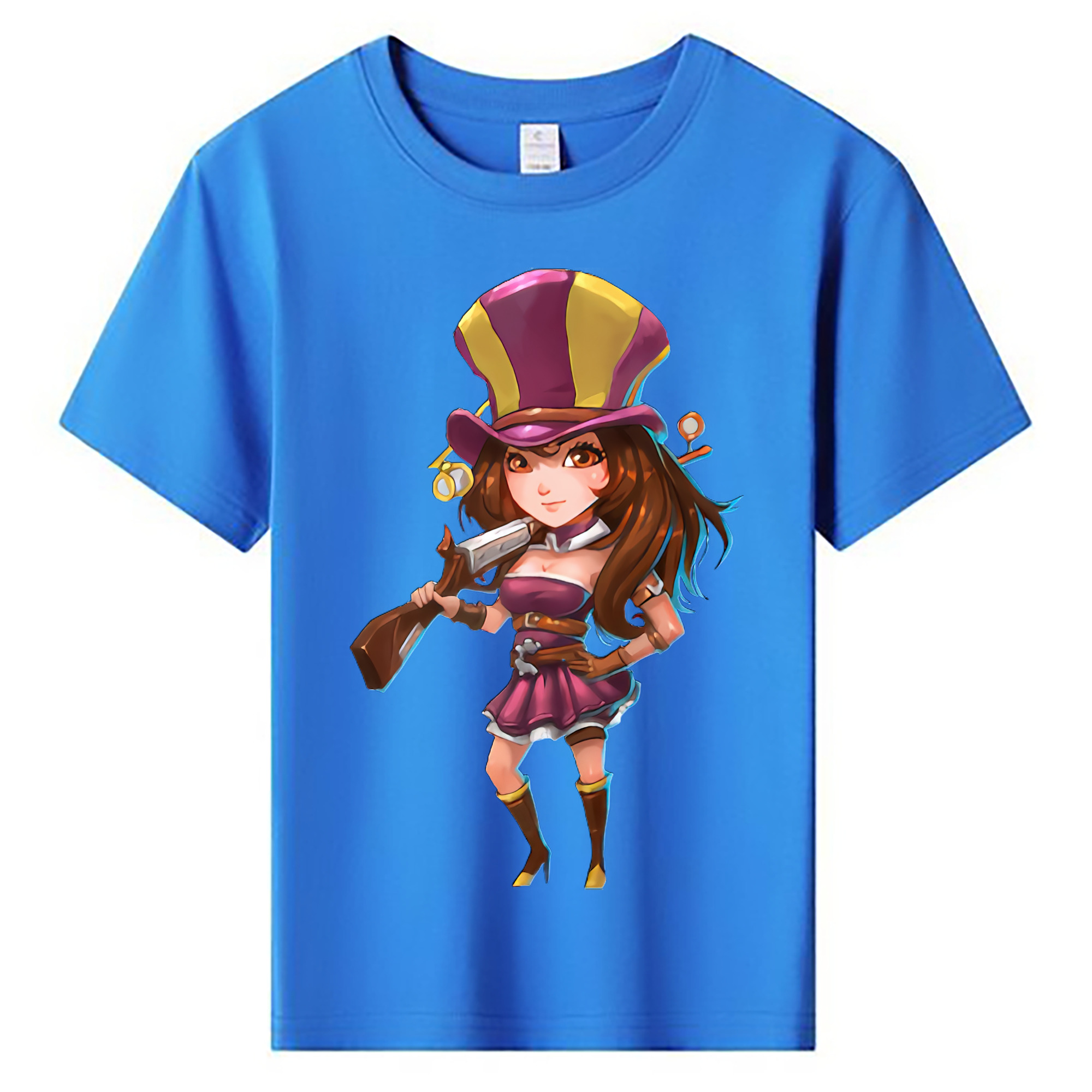 （画像用） リーグ・オブ・レジェンド League of Legends LOL 綿100％キッズTシャツ（フロントプリント）